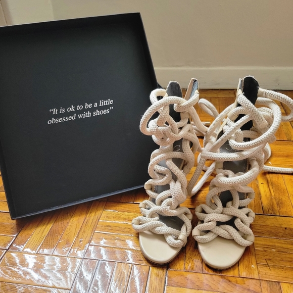 Monika Chiang Shoes - Monika Chiang Carla Sand Heels